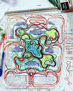 passengergg采集到Landscape | 手绘