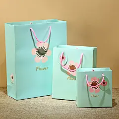 瑞迪斯新款太阳花礼品袋 纸袋手提袋礼物袋 送礼百搭包装翻盖袋-tmall.com天猫