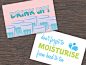 I print out these little notes to remind myself from time to time to drink water and moisturize. :)