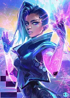 【插画师作品】第85期：美国92后插画师 Ross Tran 的女性插画作品 （竟然有古风）