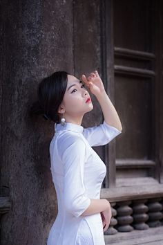 一采集斯人9采集到越南美女——白色系列一people 2048x1367 asian