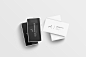 8 Free Clean Business Card Mockups | PSD : Free for personal & commercial use.