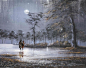 不管风吹雨打，都希望有你陪在身边——英国画家Jeff Rowland