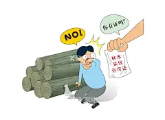 伐木许可证  - 源文件下载【酷图网】伐木,许可,砍树,树木,违法,斧头,人物,卡通,漫画,矢量图,cdr