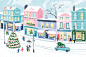 Christmas on Notting Hill- design for tea packaging