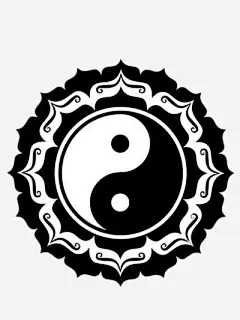 八卦图_新图网 https://ixintu.com 八卦 黑白 中教
