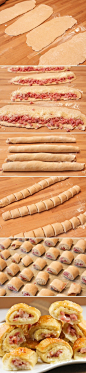 Ham & Cheese roll ups for a party... Set out toothpicks.