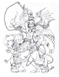 原画素材，第六十六波，一大波线稿来袭，请做好准备，敌军还有5秒到达战场