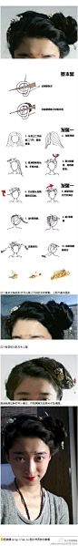 绘梦CG学院超话 今天分享一些古代的发型~ ​​​​