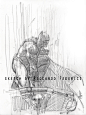 Work in progress of "Saria" volume 3  , Riccardo Federici : Double page<br/>by Riccardo Federici