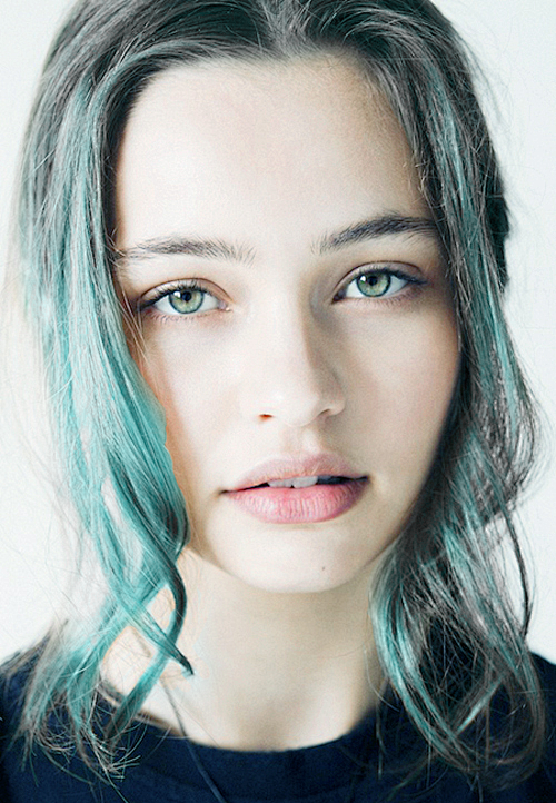 electricmint薄荷绿的挑染这个色号只有加强型的