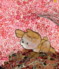 秋の はあと - アトリエウメ 日本画家 中島潔の公式ホームページ