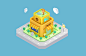 isometric kakao : isometric sns town ver 01.Kakao