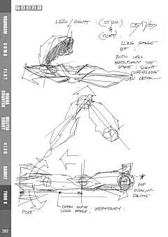 赛得·米德 （Syd Mead) 美国工业设计大师，科幻设计师，插画艺术家等。Mead Gundam Complete Scans 高达逆A 机械设定集共328P 此页面为 (286)