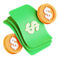 Money 3D Illustration