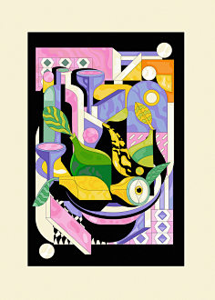 compilation 74段段菇凉采集到抽象具象采集平面构成3