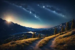 宇宙星空高清摄影图片