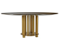 Tubular Dining Table  Contemporary, Transitional, MidCentury  Modern, Traditional, Metal, Dining Room Table by Coryne Lovick Design