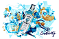 Stir Creativity : Illustration created for Bombay Sapphire campaign:  Stir Creativity
