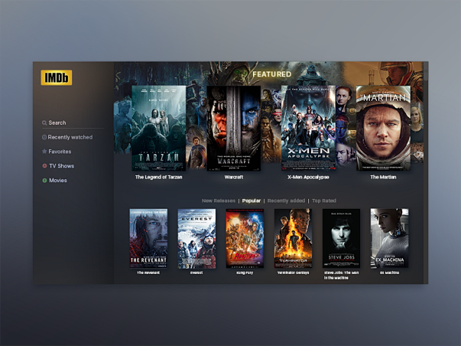 IMDB Redesign Concep...