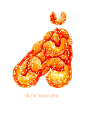 Food alphabet - Sống Để Ăn : Một dự án thiết kế bảng chữ cái lấy cảm hứng từ ẩm thực Việt Nam.A VietNam's alphabet inspired by VietNamese cuisine.