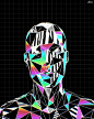 aesthetic colorful design trends everydays Glitch klarens  nft poster TRENDING vaporwave