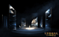 水韵沙澧, Li Chang : Chinese ancient style night view concept               Water curtain screen design