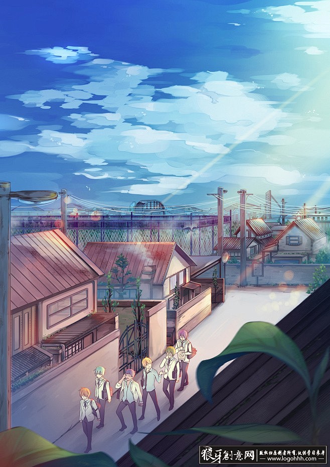 插画/手绘 动画世界 唯美风景动漫 创.