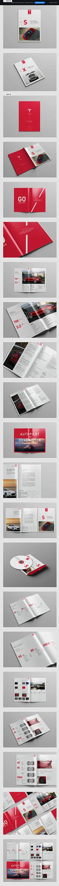 Tesla Model S Catalog on Behance