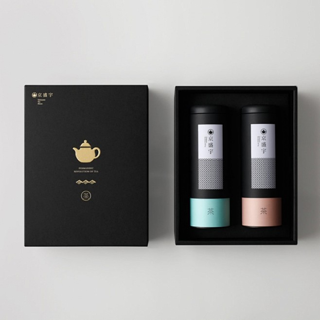 台湾茶品牌京盛宇品牌+包装设计 设计圈 ...