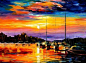 Leonid Afremov作品_wishfishq图片专辑-堆糖