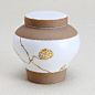 自然影 陶瓷 手绘 彩绘茶仓 茶叶罐 密封罐 陶罐 储物罐 茶具配件-淘宝网