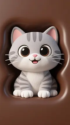可爱动物，壁纸，膨胀感，可可爱爱，立体感，竖屏，zxs (11)