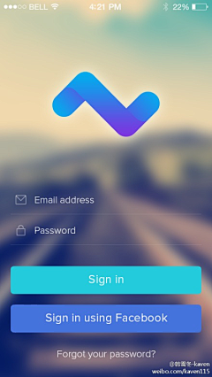 随风而逝19930714采集到【UI设计】app登陆页面