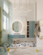 51 Modern Bathroom Design Ideas Plus Tips On How To Accessorize Yours : Inspiration for bathroom furniture & accessories, modern vanity units, illuminated mirrors, bathroom wall sconces & pendants, plus decor colours and styles.