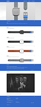 【超赞！9个高端大气的手表网页设计】除了出色的排版布局以外，每款手表都那么的精致，尤其是博朗在日本推出的网站简洁而富有质感，很想买买买。