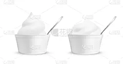 杯,汤匙,冰淇淋,奶制品,奶泡,背景分离,蛋糕,牛奶,食品,甜点沙司