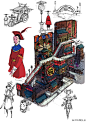 大清 : One of the game's concept art.