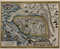 1584年的地图是”西方第一幅中国地图“（地图后面附带的文字说明），根据葡萄牙地理学家Luis Jorge de Barbuda的报告绘制而成。
