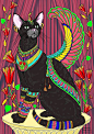 Stunning Egyptian cat by Jolene Harris