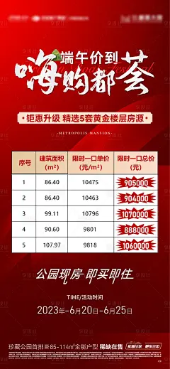 地产端午节特价房海报-素材库-sucai1.cn