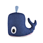 伶居丽布 专业软装样板房儿童可爱海豚抱枕异形枕 靠枕靠垫 蓝 原创 设计 新款 2013