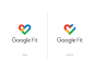 Google Fit google android app identity branding logo icon