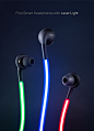 Glow: The First Smart Headphones with Laser Light : Feel the beat. Glow merges state-of-the art sound technology, laser light and a heart rate sensor for an experience like no other.