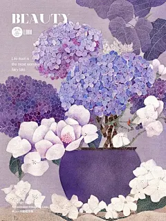 色彩美学｜绣球花