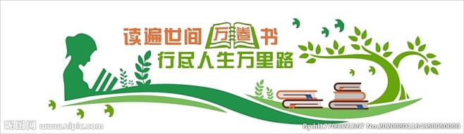 图书馆文化墙