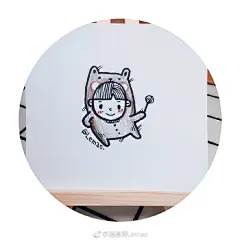 【手绘】人物头像简笔画：每一天都值得奋斗加油!#get√# ​​​​