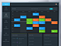 Dark Task Page Calendar View 