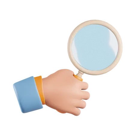 Search With Hand 3D ...
