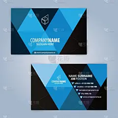 模板,绘画插图,极简构图,矢量,蓝色,数字10,名片,黑色,商务,泰国